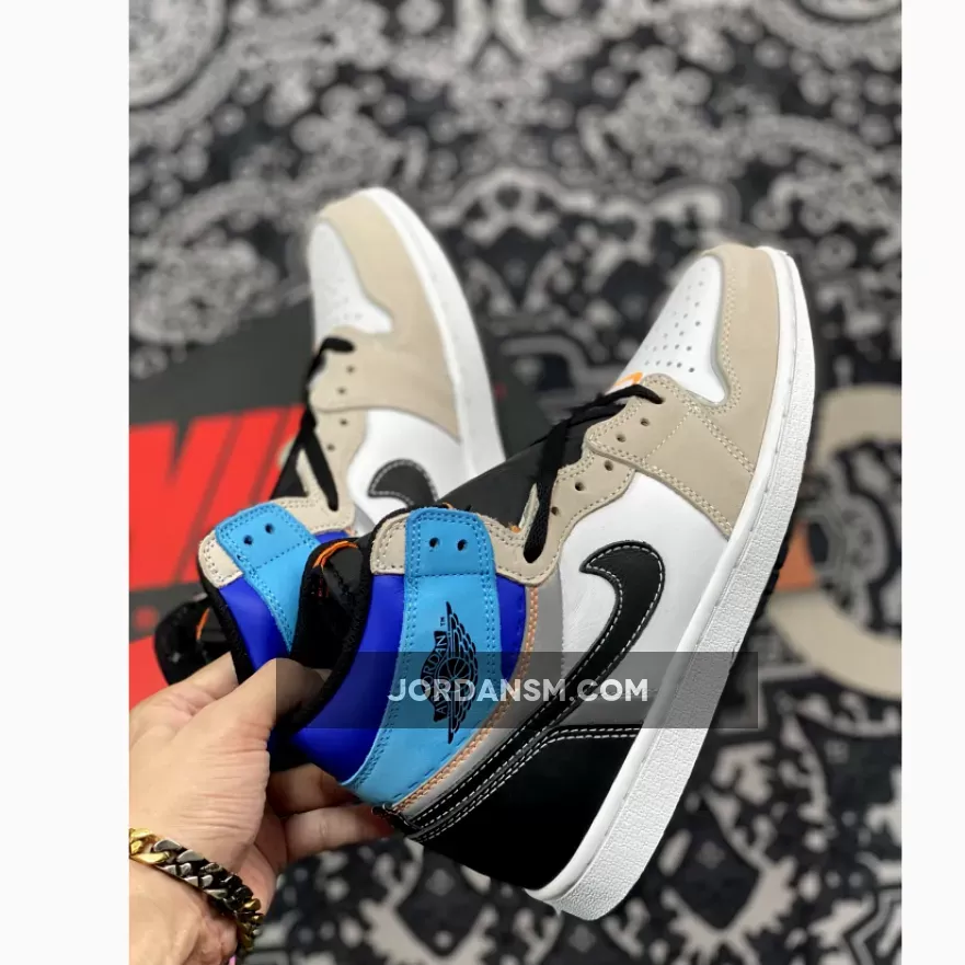 Air Jordan 1 Retro High OG ‘Prototype’ White/Total Orange-Multi-Color DC6515-100 Online