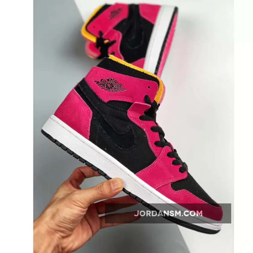 Air Jordan 1 Zoom Comfort Fireberry/Hyper Pink-White-Black CT0978-601 New Releases