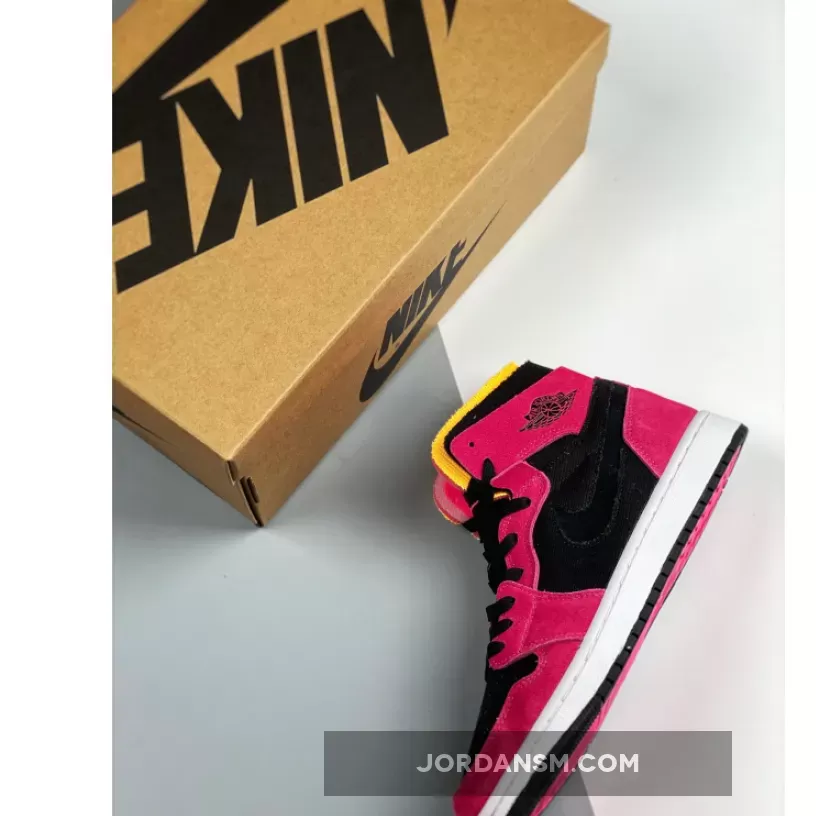Air Jordan 1 Zoom Comfort Fireberry/Hyper Pink-White-Black CT0978-601 New Releases
