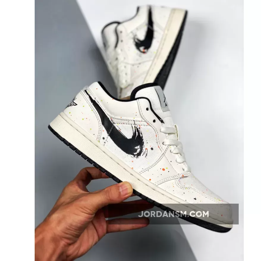Air Jordan 1 Low Paint Splatter DM3528-100