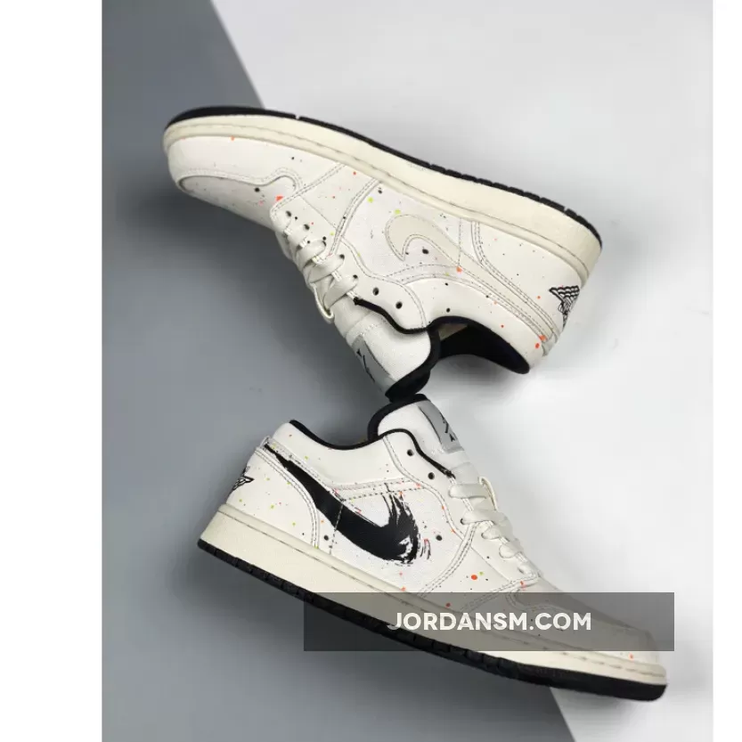 Air Jordan 1 Low Paint Splatter DM3528-100