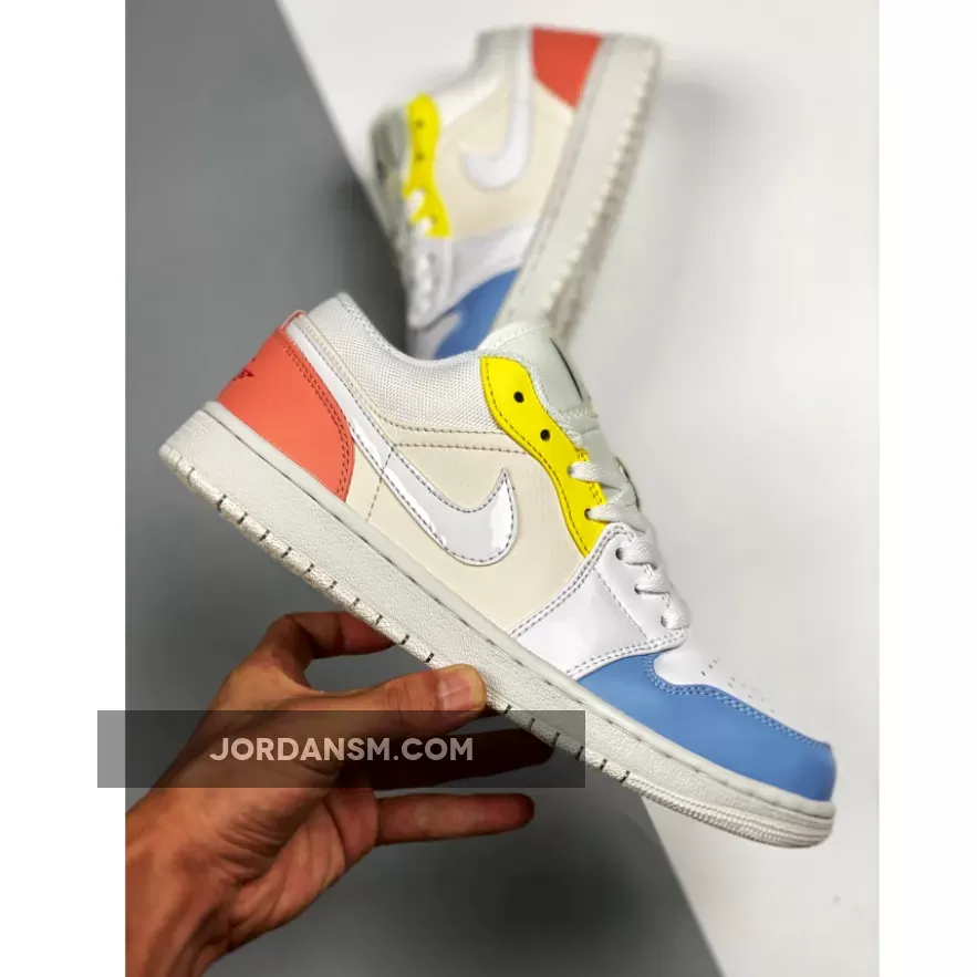 Air Jordan 1 Low 'To My First Coach' Sail/White-Zitron DJ6909-100 Online