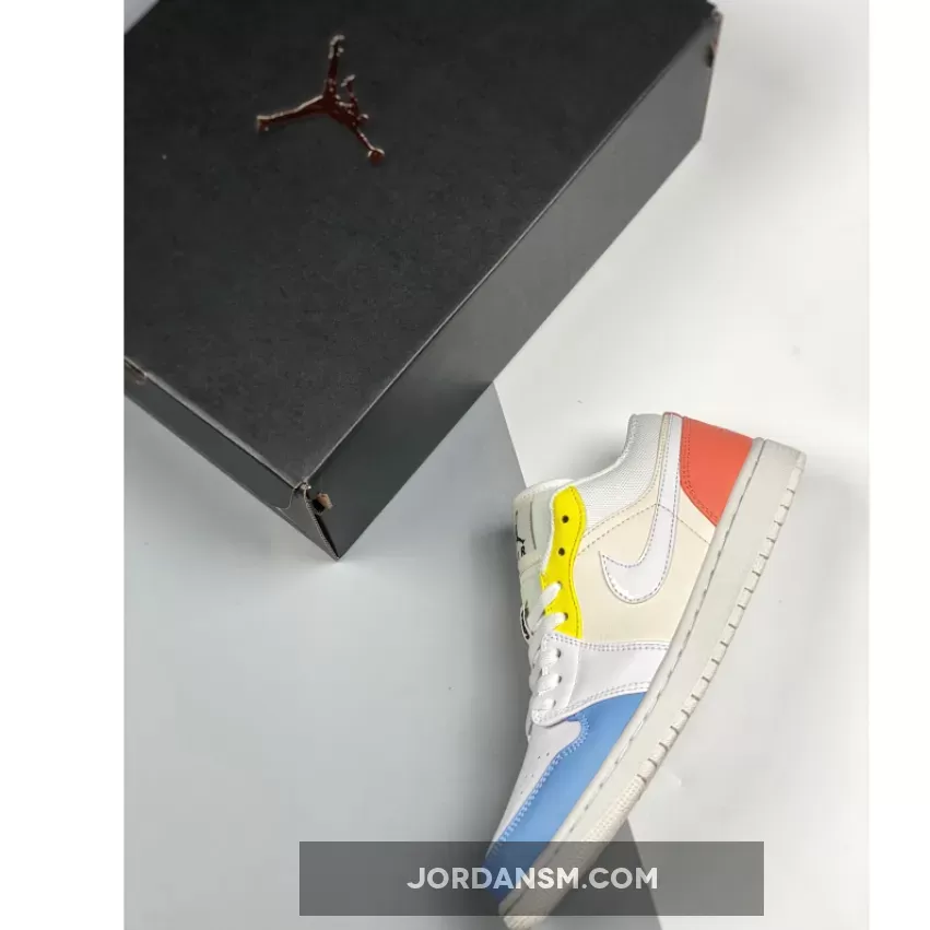 Air Jordan 1 Low 'To My First Coach' Sail/White-Zitron DJ6909-100 Online
