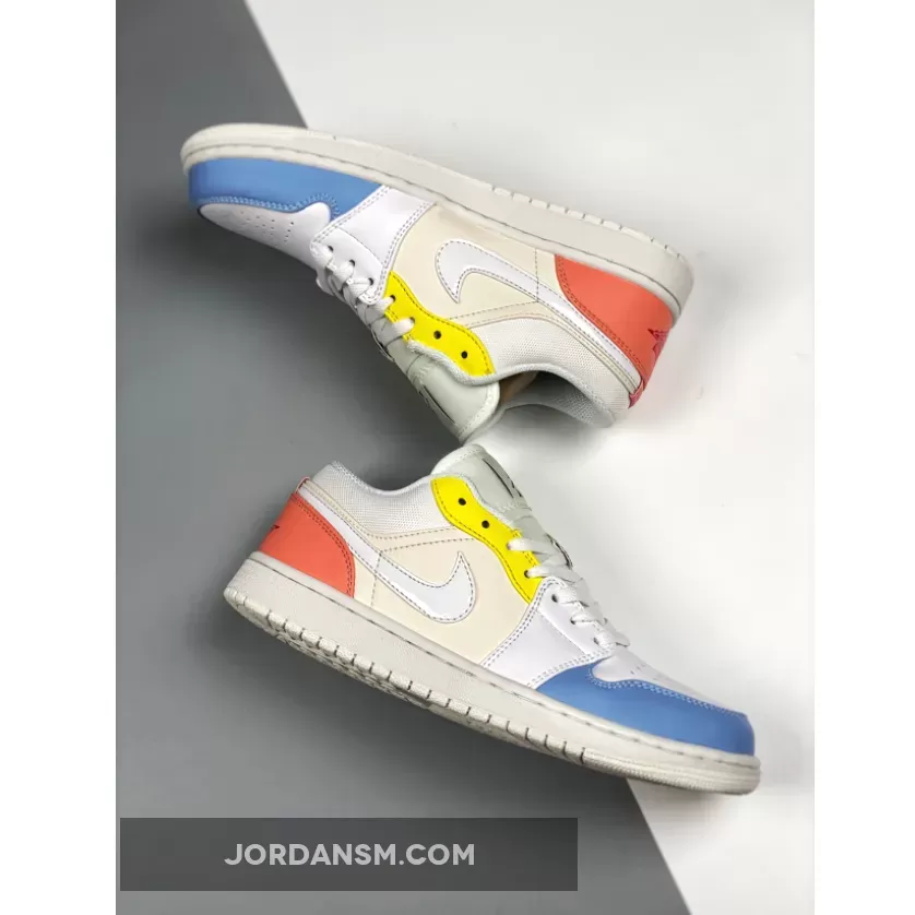 Air Jordan 1 Low 'To My First Coach' Sail/White-Zitron DJ6909-100 Online
