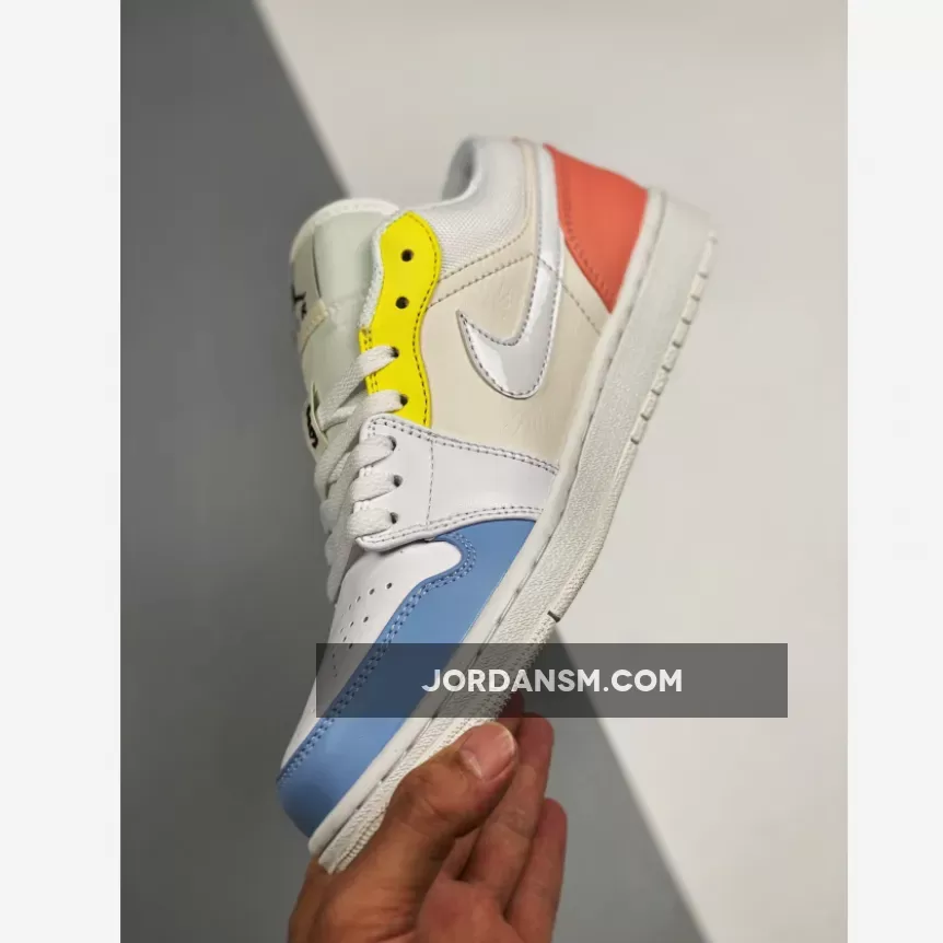 Air Jordan 1 Low 'To My First Coach' Sail/White-Zitron DJ6909-100 Online