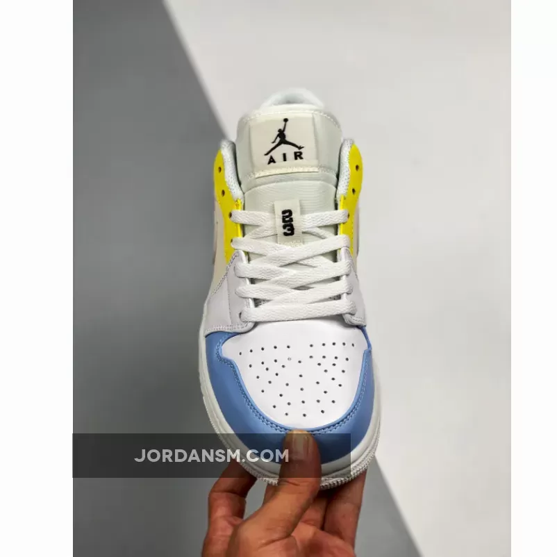 Air Jordan 1 Low 'To My First Coach' Sail/White-Zitron DJ6909-100 Online