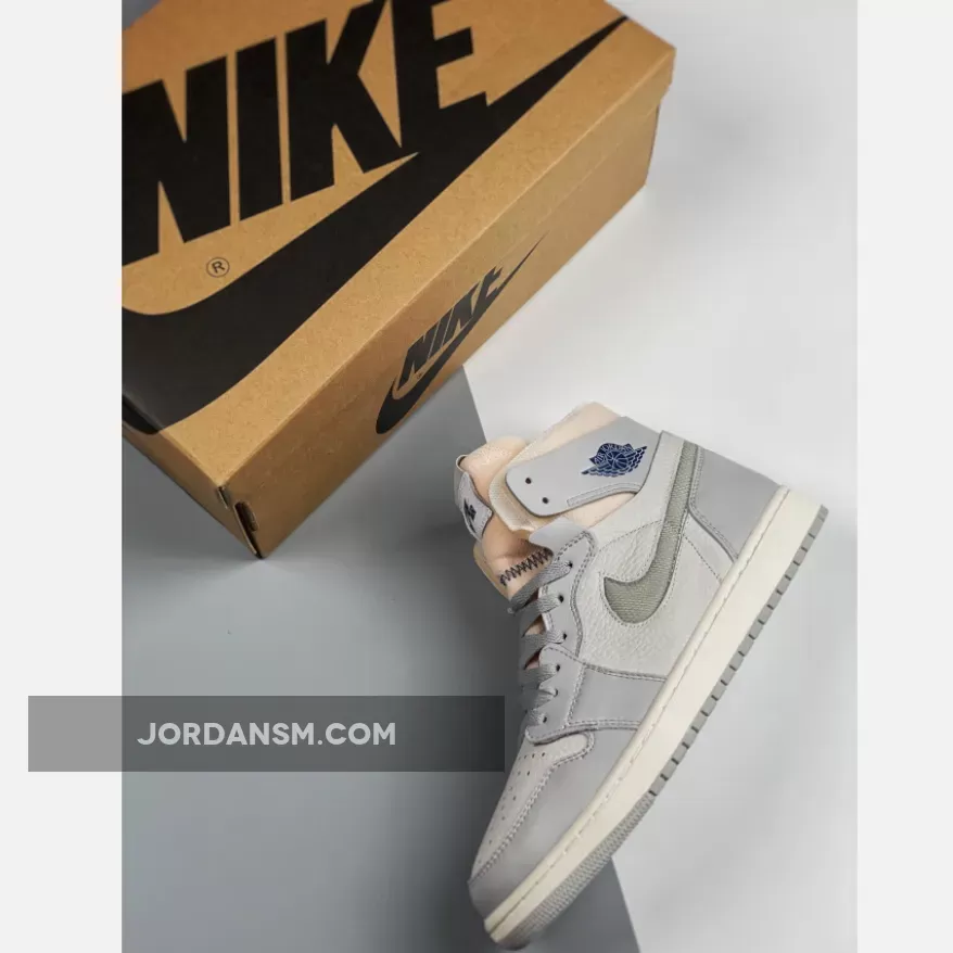 Air Jordan 1 Zoom CMFT ‘London’ Photon Dust/Light Smoke Grey-Grey Fog DH4268-001 New Releases