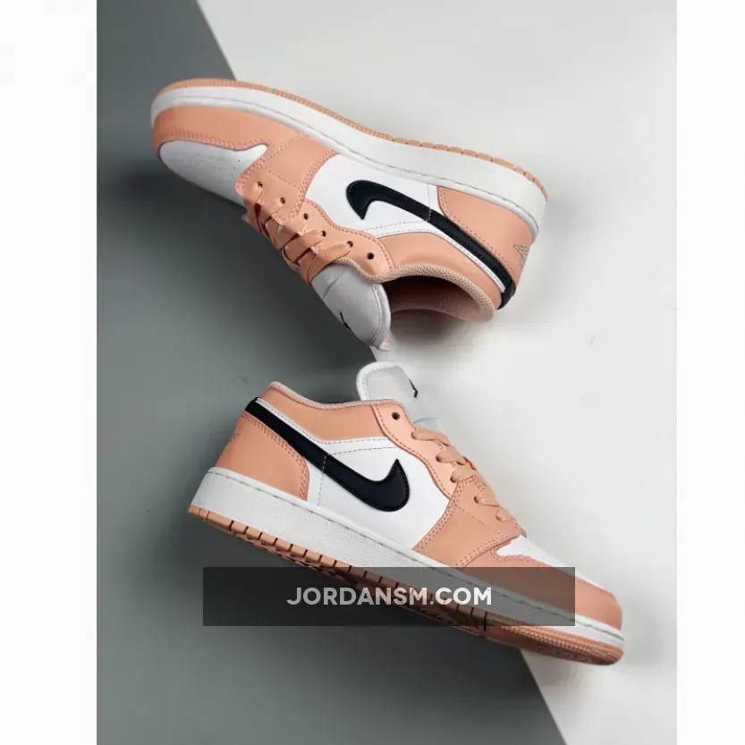 Air Jordan 1 Low GS Light Arctic Pink 553560-800 Online