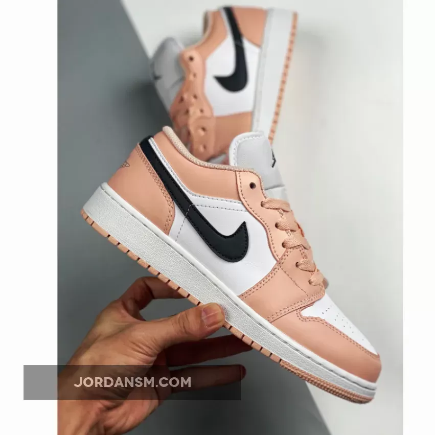 Air Jordan 1 Low GS Light Arctic Pink 553560-800 Online