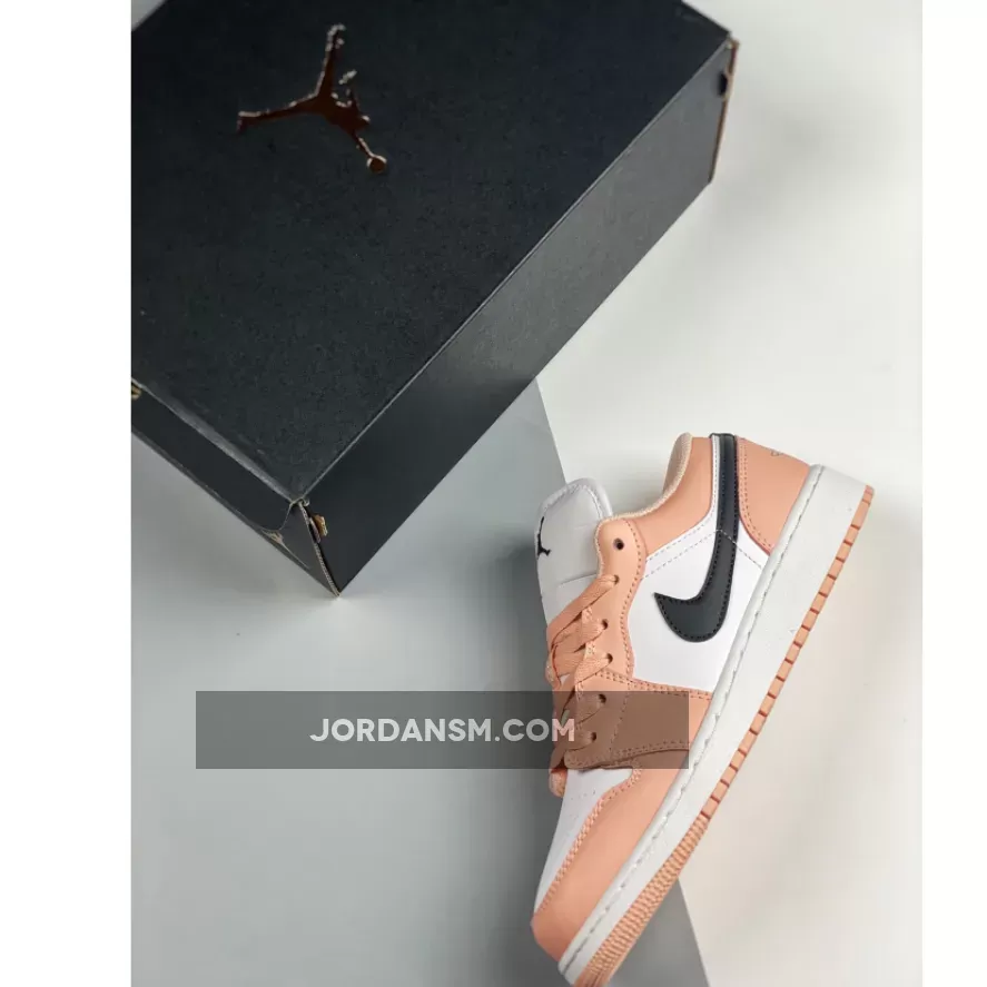 Air Jordan 1 Low GS Light Arctic Pink 553560-800 Online