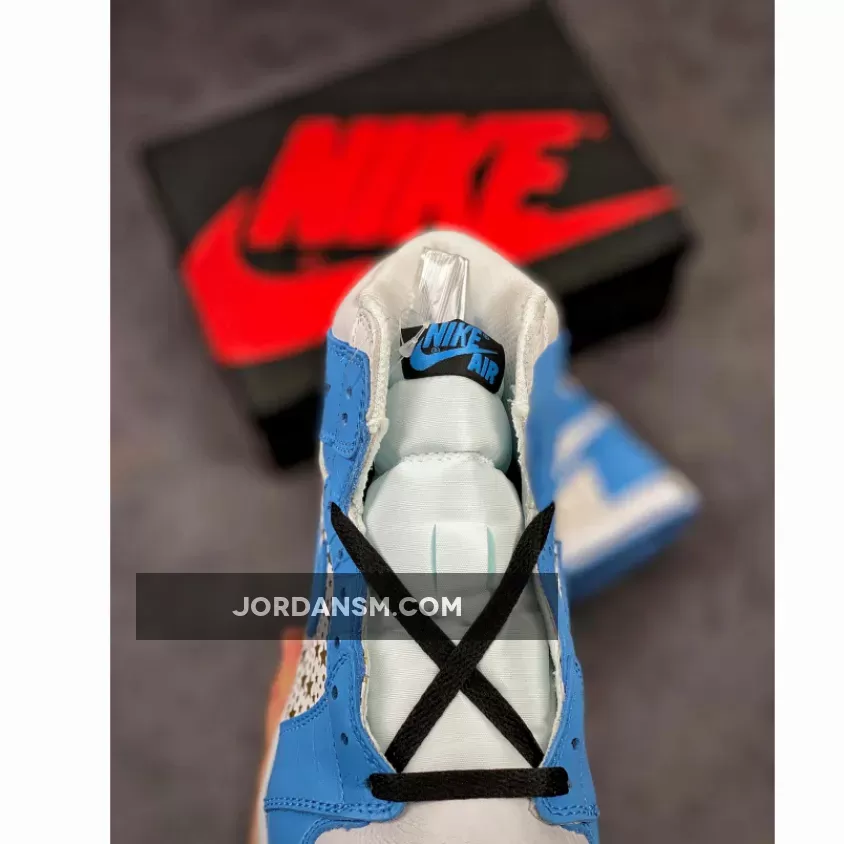 Supreme X Air Jordan 1 High Stars University Blue 555088-181 New Releases