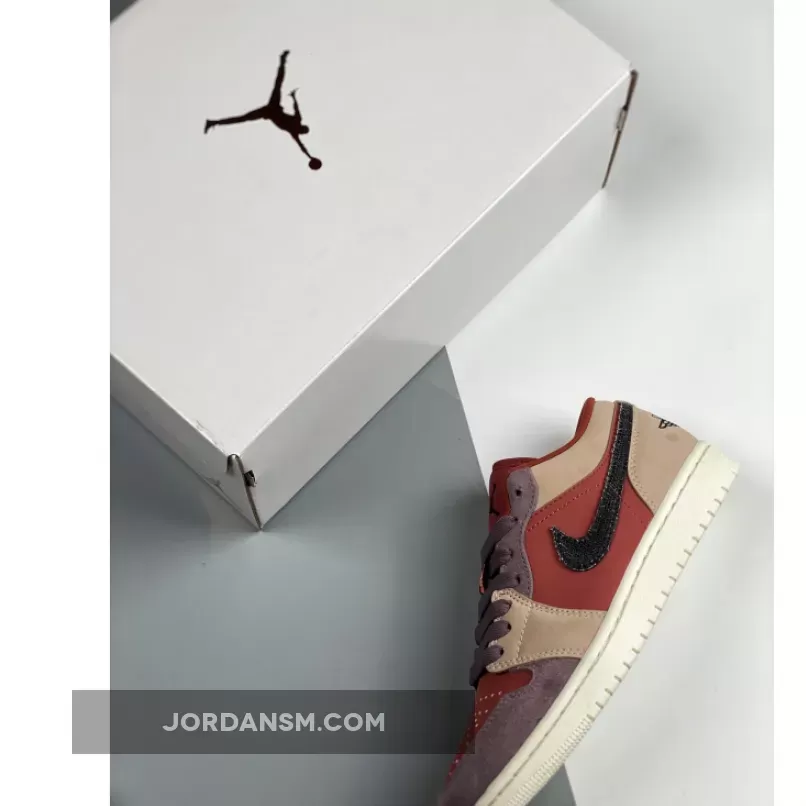 Air Jordan 1 Low Canyon Rust/Black-Purple Smoke DC0774-602 Restock