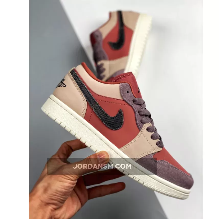 Air Jordan 1 Low Canyon Rust/Black-Purple Smoke DC0774-602 Restock