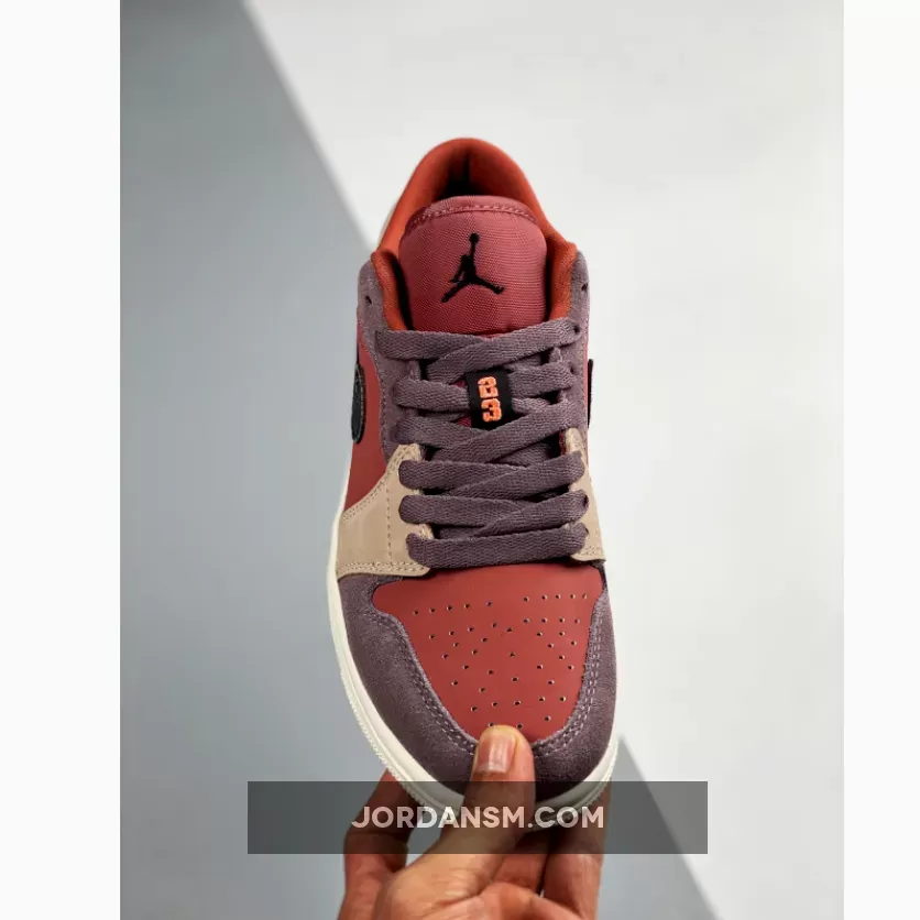 Air Jordan 1 Low Canyon Rust/Black-Purple Smoke DC0774-602 Restock