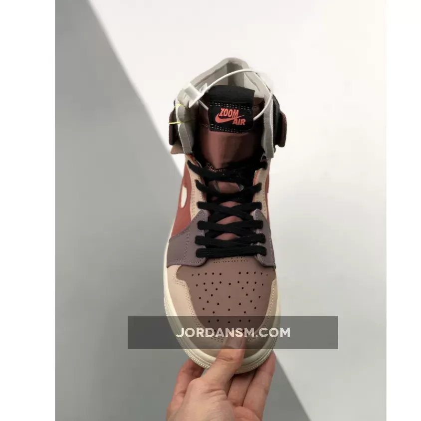 Air Jordan 1 Zoom Comfort Canyon Rust/Sail-Purple Smoke CT0979-602 Restock