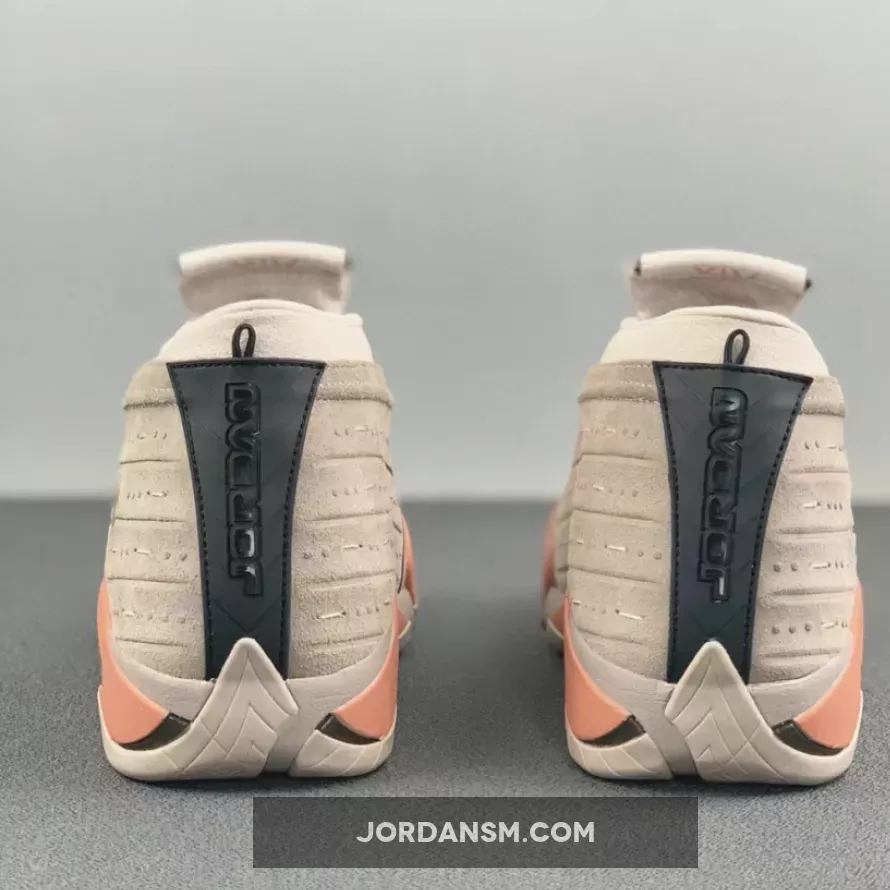Clot x Air Jordan 14 Low Sepia Stone/Terra Blush-Desert Sand