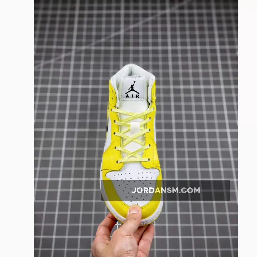 Air Jordan 1 Mid Dynamic Yellow Floral AV5174-700