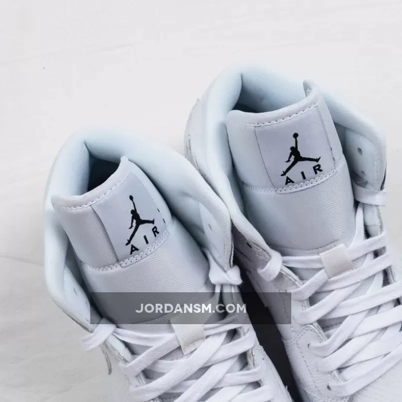 Air Jordan 1 Mid 'White Snakeskin' BQ6472-110 New Releases