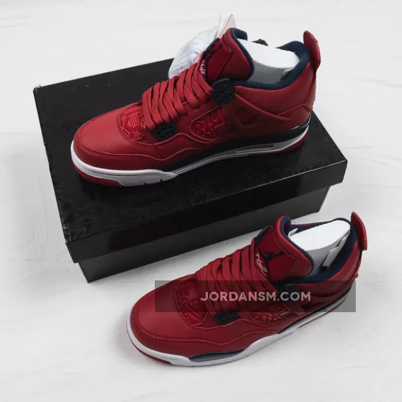 Air Jordan 4 SE FIBA Gym Red/White-Metallic Gold-Obsidian CI1184-617 Online