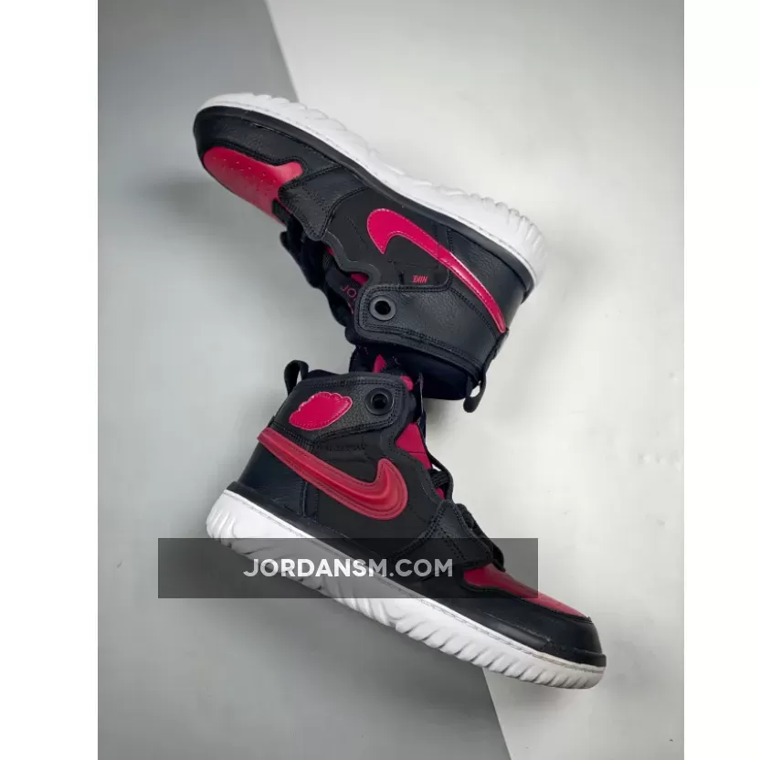 Air Jordan 1 React Black/White-Noble Red AR5321-006 Restock