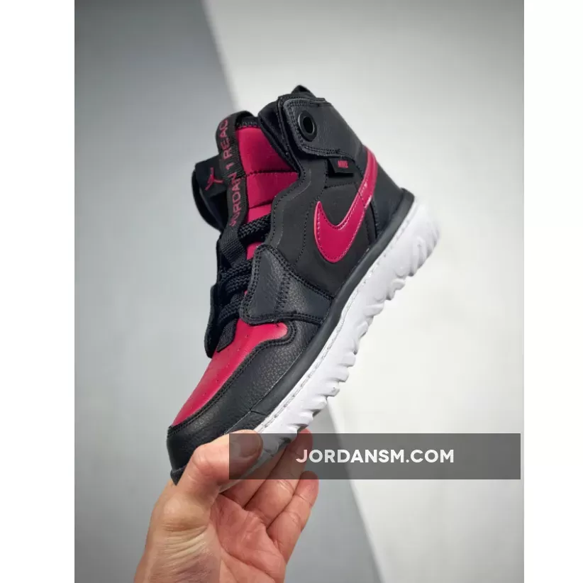 Air Jordan 1 React Black/White-Noble Red AR5321-006 Restock