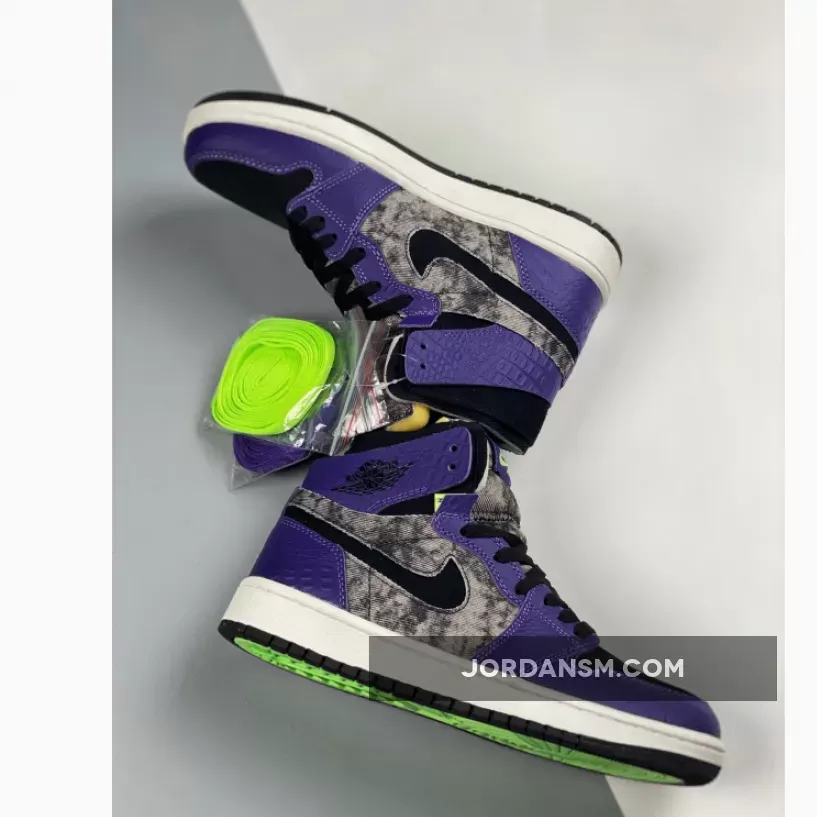 Air Jordan 1 Zoom Comfort 'Bayou Boys' New Orchid/Lime Blast-Black DC2133-500 Online