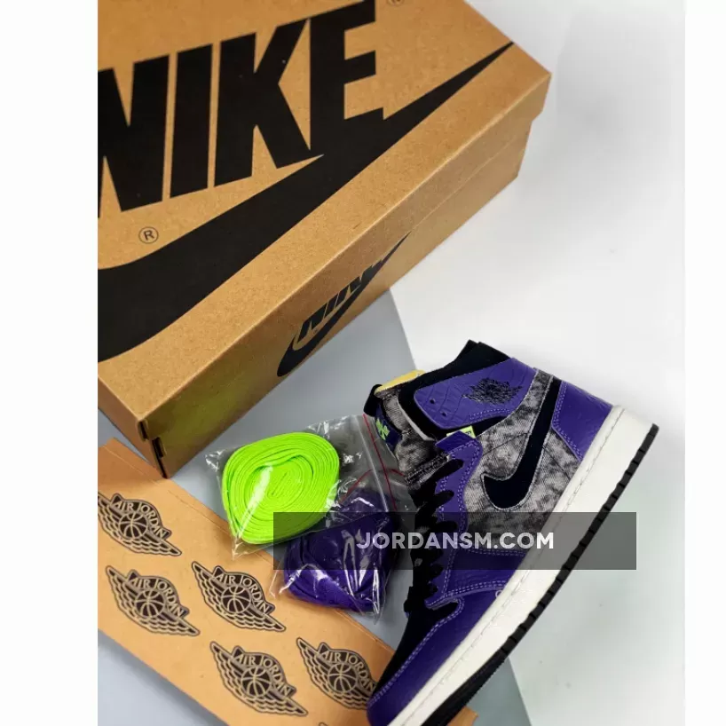 Air Jordan 1 Zoom Comfort 'Bayou Boys' New Orchid/Lime Blast-Black DC2133-500 Online