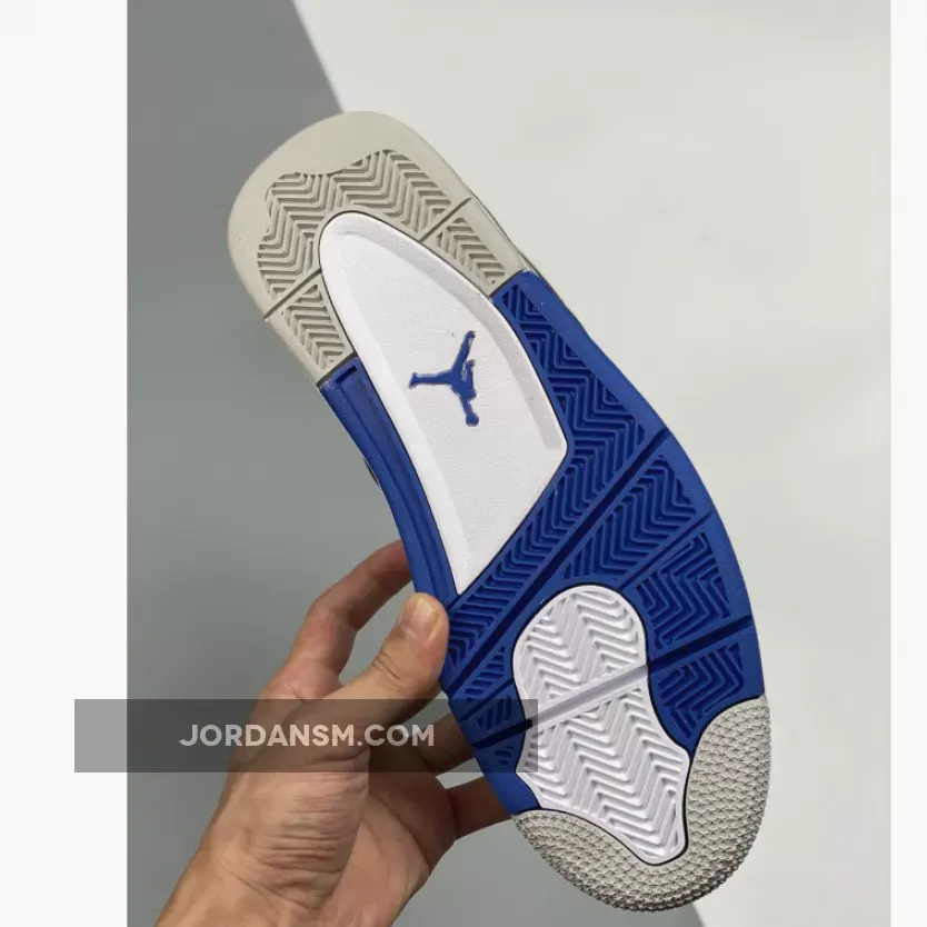 Air Jordan 4 'Motorsport' White/Game Royal-Black 308497-117 Online