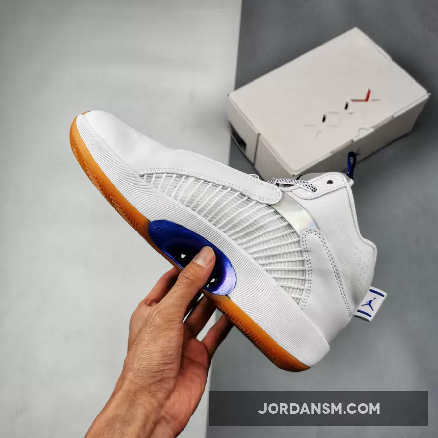 Air Jordan 35 'Sisterhood' White/Black-Hyper Royal-Gum Medium Brown CZ5657-100 New Releases