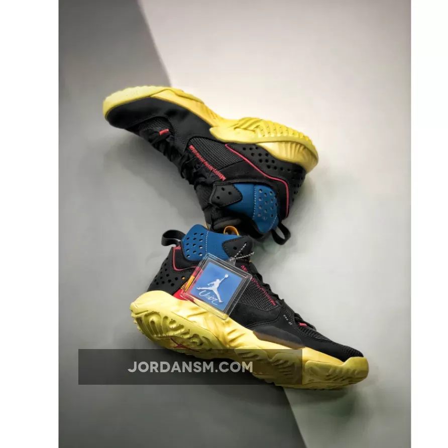Union X Jordan Delta Mid Off Noir/Brigade Blue-Dark Smoke Grey-Light Fusion Red DA1951-001 New Releases