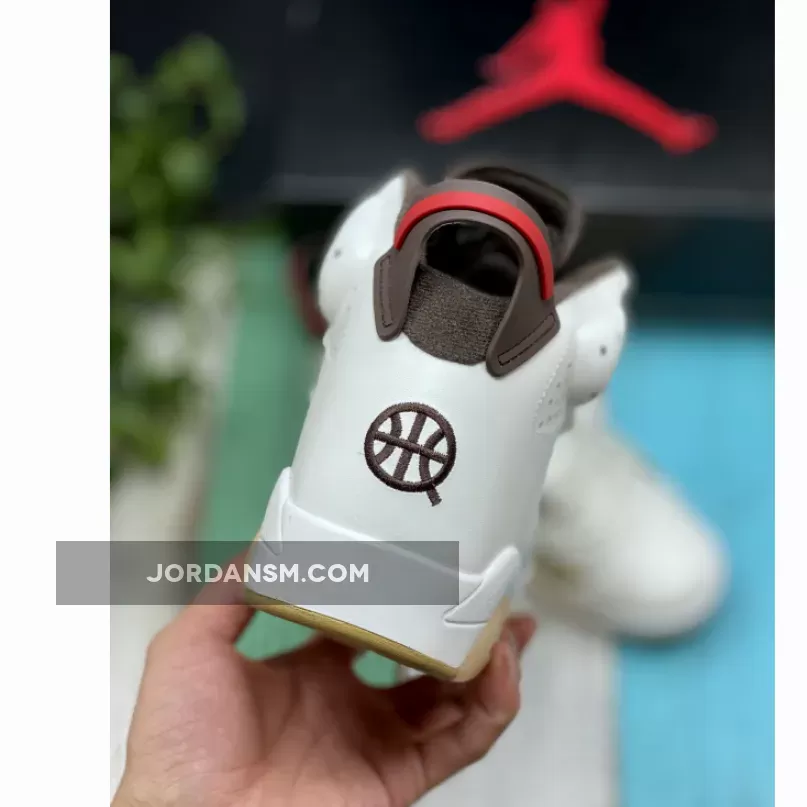 Air Jordan 6 'Quai 54' Sail/Total Orange-Gum Light Brown CZ4152-100 New Releases