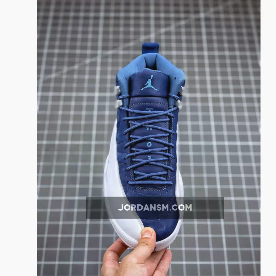 Air Jordan 12 'Indigo' Stone Blue/Legend Blue-Obsidian 130690-404 New Releases