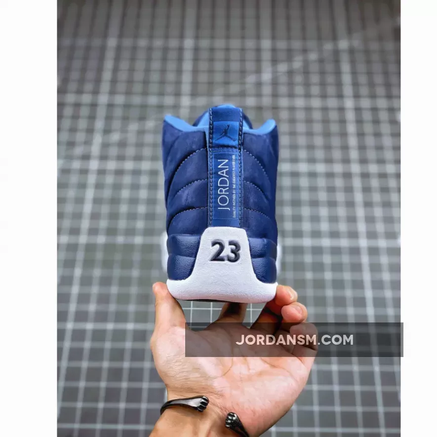 Air Jordan 12 'Indigo' Stone Blue/Legend Blue-Obsidian 130690-404 New Releases