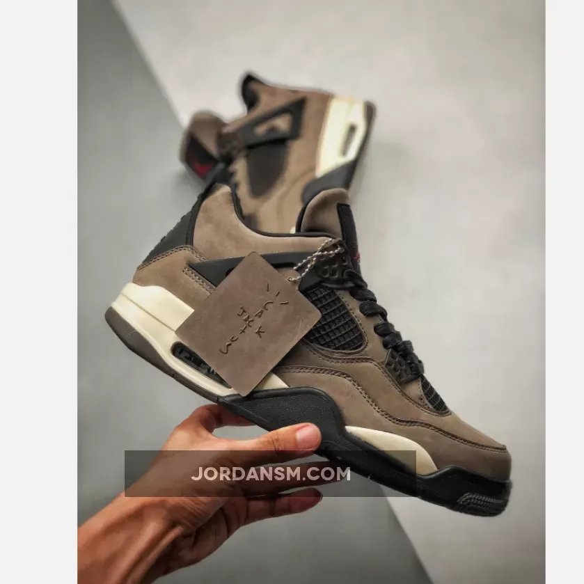 Travis Scott x Air Jordan 4 Olive / scott 4s - JordanSM