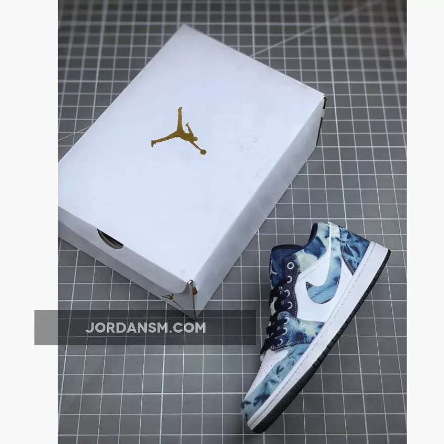 Air Jordan 1 Low Washed Denim CZ8455-100