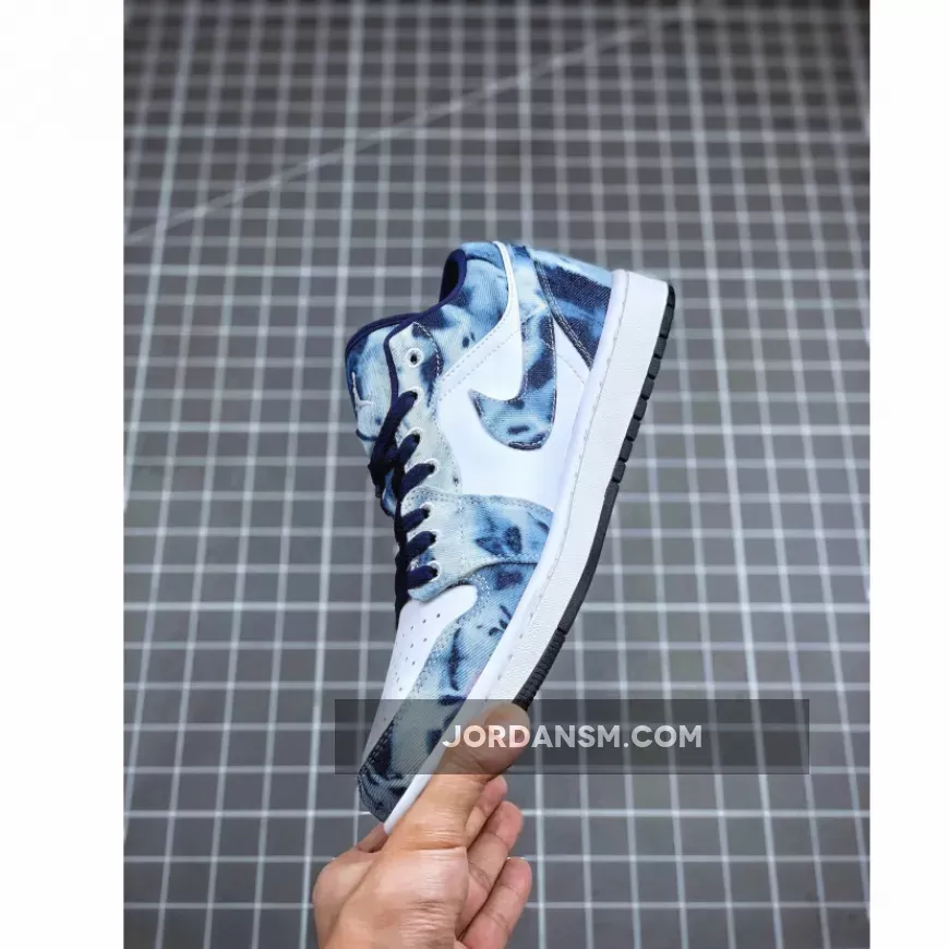 Air Jordan 1 Low Washed Denim CZ8455-100