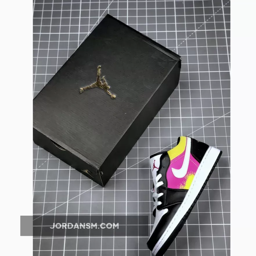 Air Jordan 1 Low 'Spray Paint Splatter' CW5564-001 / jordan 1 low spray paint