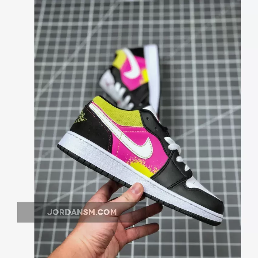 Air Jordan 1 Low 'Spray Paint Splatter' CW5564-001 / jordan 1 low spray paint