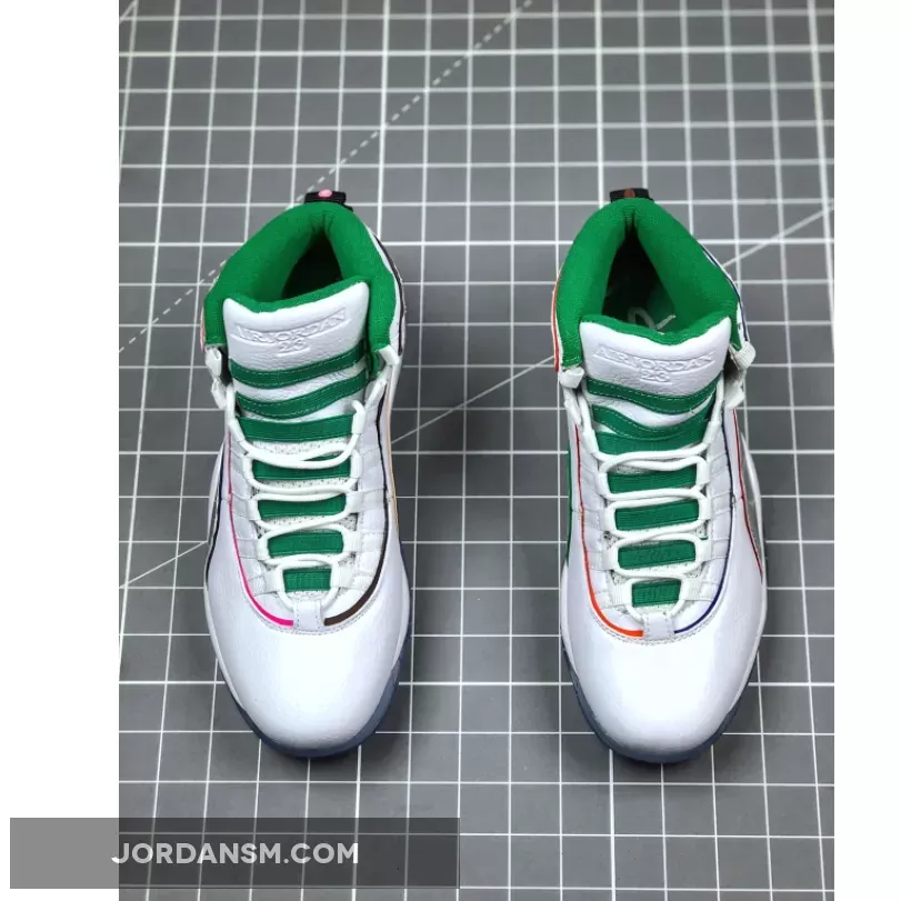 Air Jordan 10 Wings White/Clover-Chrome-Black CK4352-103