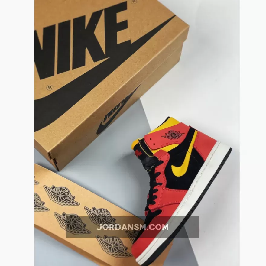 Air Jordan 1 Zoom Comfort Black/Chile Red-White-University Gold CT0978-006 New Releases