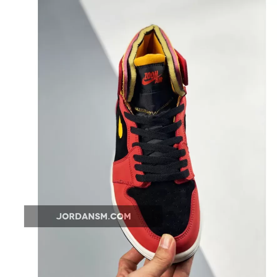 Air Jordan 1 Zoom Comfort Black/Chile Red-White-University Gold CT0978-006 New Releases
