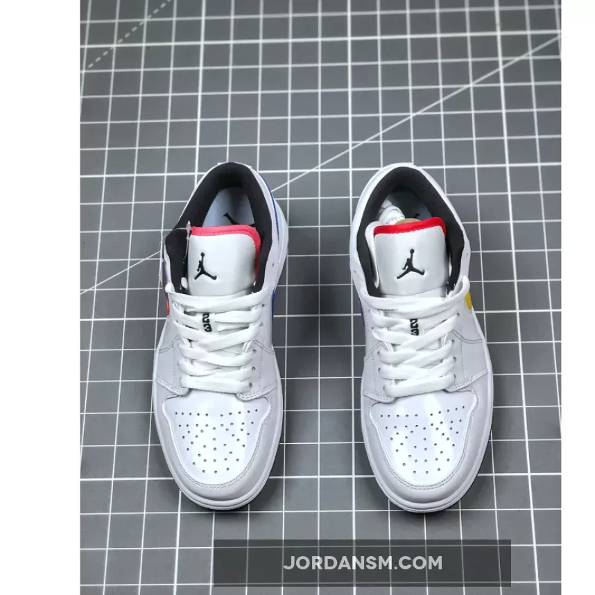 Air Jordan 1 Low 'White Multi' CW7009-100 Online