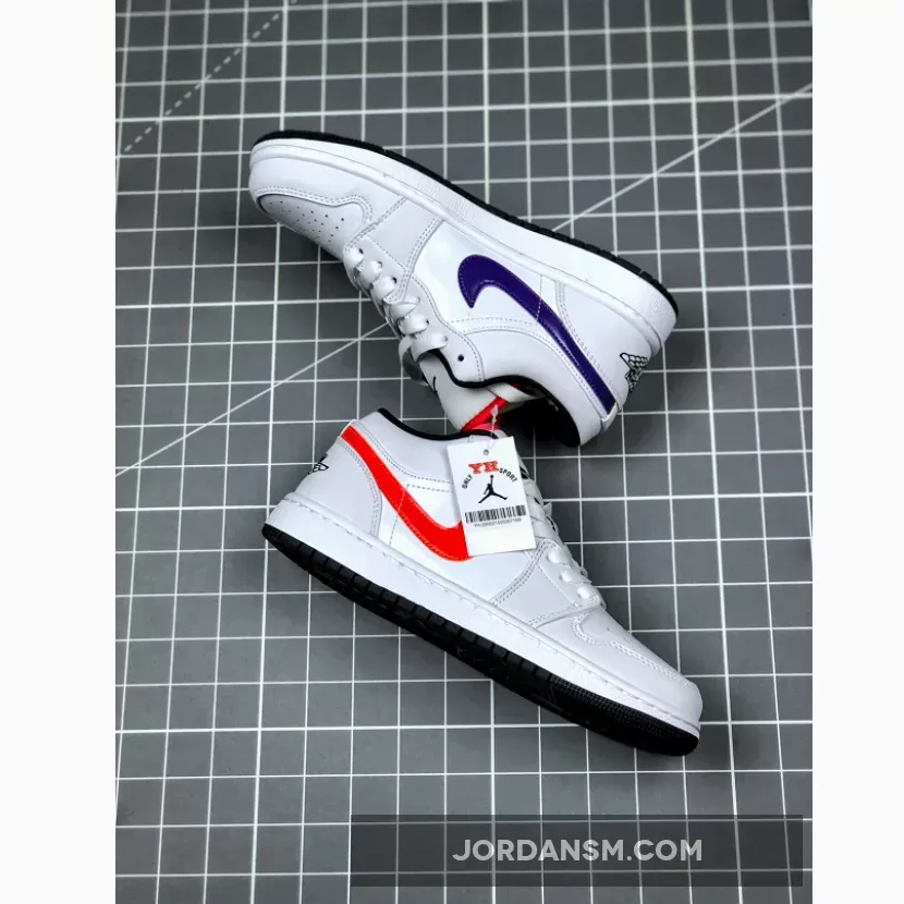 Air Jordan 1 Low 'White Multi' CW7009-100 Online