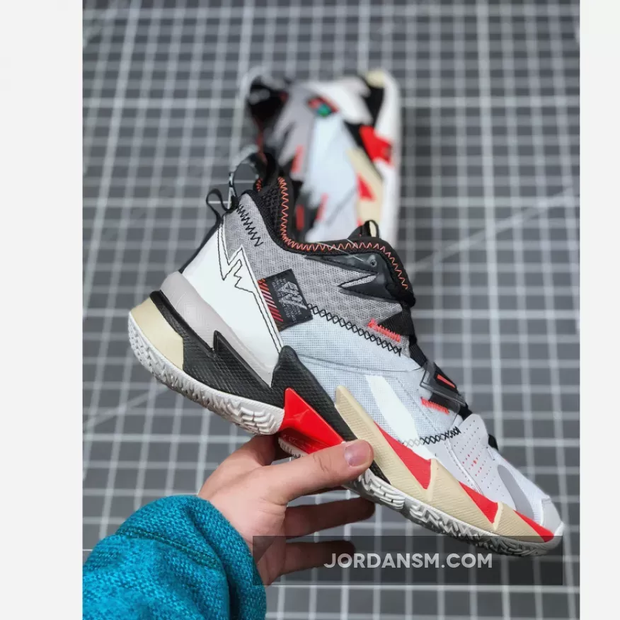 Jordan Why Not Zer0.3 'UNITE' White/Bright Crimson-Black / jordan why not zero.3 unite