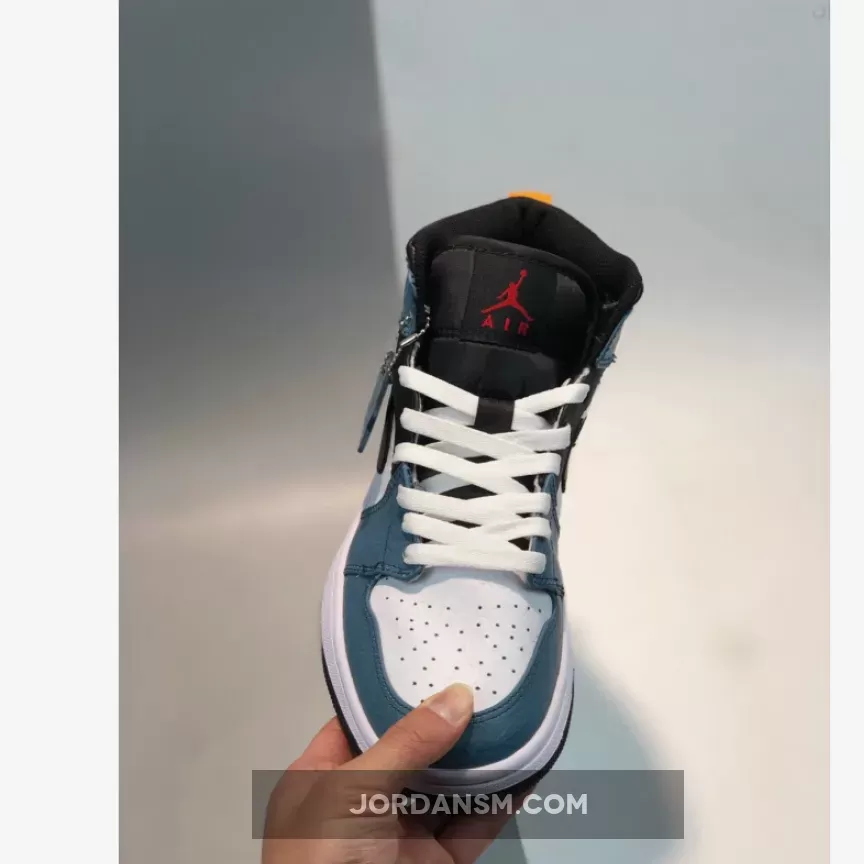 Facetasm X Air Jordan 1 Mid Fearless Blue White CU2802-100 Restock