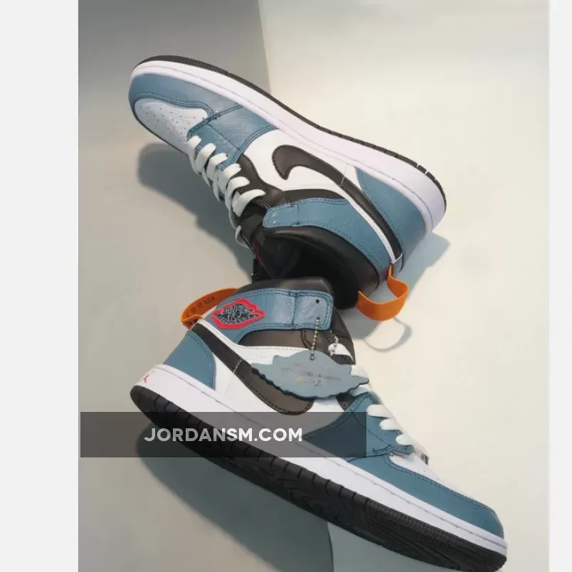 Facetasm X Air Jordan 1 Mid Fearless Blue White CU2802-100 Restock