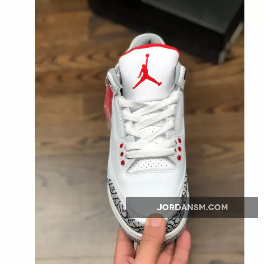 Air Jordan 3 NRG 'JTH' White Cement AV6683-160 Restock
