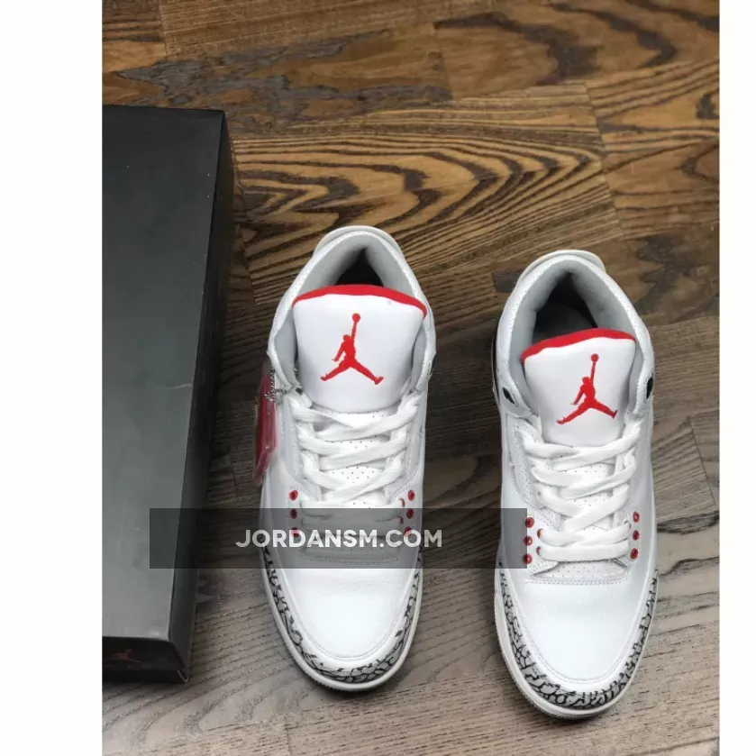 Air Jordan 3 NRG 'JTH' White Cement AV6683-160 Restock