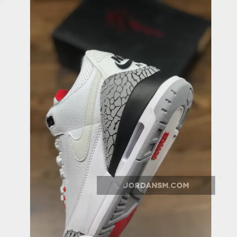 Air Jordan 3 NRG 'JTH' White Cement AV6683-160 Restock