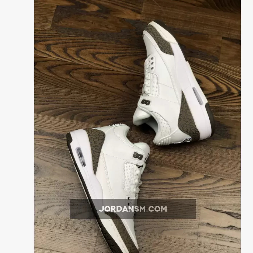 Air Jordan 3 'Mocha' White/Chrome-Dark Mocha 136064-122 Restock
